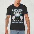 Last Days Of School Graduation Kindergarten Gamer Boys Kids Men's V-Neck T-Shirt