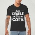 Less People More Cats Introvert's Dream Tee Men's V-Neck T-Shirt Less People More Cats Introvert's Dream Tee Men's V-Neck T-Shirt