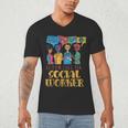 Let Me Call The Social Worker Job Graduation Work Men's V-Neck T-Shirt