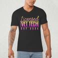 Licensed Vet Tech Veterinary Technician Graduation 2024 Men's V-Neck T-Shirt