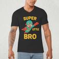 Little Cute Superhero Brother Comic Book Baby Bro Men's V-Neck T-Shirt