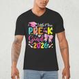Little Miss Pre-K Grad 2026 Preschool Graduation Kids Girls Men's V-Neck T-Shirt