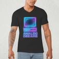 Lofi Reverie Analog Dreams Pixel 90s Desktop VHS Nostalgia Men's V-Neck T-Shirt