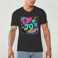 I Love The 70s Retro Cassette Roller Vinyl Disco Nostalgia Men's V-Neck T-Shirt I Love The 70s Retro Cassette Roller Vinyl Disco Nostalgia Men's V-Neck T-Shirt