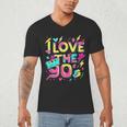 I Love The 90'S 90s Retro Nostalgia Men's V-Neck T-Shirt