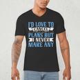 I Would Love To Cancel Plans But i Never Make Any Introvert Men's V-Neck T-Shirt