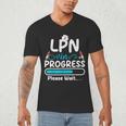 LPN In Progress Loading Future Nurse Graduation Lover Men's V-Neck T-Shirt