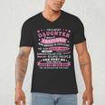 I Am a Lucky Daughter I Have Crazy Dad For Daughter Men's V-Neck T-Shirt
