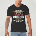 Marketing Major Student Shirt Graduation College Men's V-Neck T-Shirt