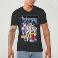 Marvel Universe Classic Dazzler Light Power Comic Book Cover Men's V-Neck T-Shirt