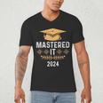 Mastered It 2024 Masters Degree Graduation Graduate Mba Men's V-Neck T-Shirt
