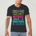 Masters In Education Degree Graduation Women MeD Men's V-Neck T-Shirt