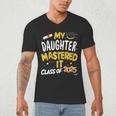 Masters Graduation My Daughter Mastered It Class Of 2025 Men's V-Neck T-Shirt