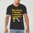 Master's Thesis Passed Goal Digger Master's Graduation Men's V-Neck T-Shirt