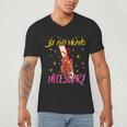 By Any Means Necessary Graduation HBCU Educated Girl Men's V-Neck T-Shirt