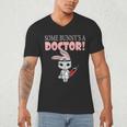 Med School Graduation Bunny Medical New Doctor Men's V-Neck T-Shirt