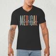 Medical Scheduler Healthcare Worker Appreciation Graduation Men's V-Neck T-Shirt