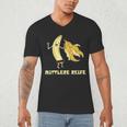 Medium Mature Banana Banana Real School Graduation Celebrations Men's V-Neck T-Shirt