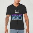 Mermaid Security Merman Merdad Mermaid Squad Fathers Day Dad Men's V-Neck T-Shirt