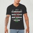 Middle School Graduation We Are Done Class Of 2023 8th Grade Men's V-Neck T-Shirt
