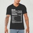 Miftees Fathers Day Tees Dad Nutrition Facts Men's V-Neck T-Shirt