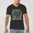 I Miss The Static Retro VHS Nostalgia Art Men's V-Neck T-Shirt