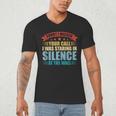 I Missed Your Call i Was Staring In Silence Introvert Men's V-Neck T-Shirt I Missed Your Call i Was Staring In Silence Introvert Men's V-Neck T-Shirt