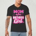 Mom And Dad Birthday Girl Family Matching Party Decorations Men's V-Neck T-Shirt
