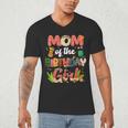 Mom And Dad Birthday Girl Matching Family Party Decorations Men's V-Neck T-Shirt