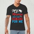 My Mommy Did It And She Did It For Me Mom Nurse Graduation Men's V-Neck T-Shirt