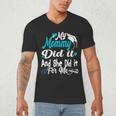 My Mommy Did It Tee Graduation Graduated Mom Proud Children Men's V-Neck T-Shirt