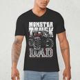 Monster Truck Dad Tshirt Men's V-Neck T-Shirt