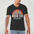 In The Mood For Nostalgia Vintage 80s 90s Retro Men's V-Neck T-Shirt In The Mood For Nostalgia Vintage 80s 90s Retro Men's V-Neck T-Shirt