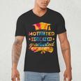 Motivated Educated Graduated Graduation Men's V-Neck T-Shirt