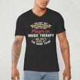 Music Therapy Major Student Shirt Graduation Men's V-Neck T-Shirt