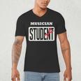 MUSICIAN Student Shirt Graduation MUSICIAN Stud Men's V-Neck T-Shirt