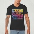 Nephew Niece My Aunt Is Cooler Than My Dad Men's V-Neck T-Shirt