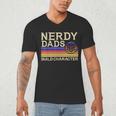 Nerdy Dad RPG Gaming D20 Tabletop Games RPG Gamer Men's V-Neck T-Shirt