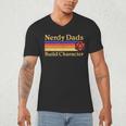 Nerdy Dads Dice For Tabletop RPG New Father Men's V-Neck T-Shirt Nerdy Dads Dice For Tabletop RPG New Father Men's V-Neck T-Shirt