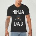 Ninja Dad Tshirt Ninja Shirt Ninja Tshirts Father Men's V-Neck T-Shirt