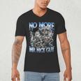 No More Mr Nice Guy Alpha Wolf Meme Dad Papa Men Men's V-Neck T-Shirt