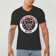 North Pole Book Club Shirt Candy Cane Christmas Men's V-Neck T-Shirt