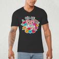 Nostalgia Love Tees -Adults Small Casual Festive Classic Fit T-Shirt Round Neck Straight Fit Collarless Short Sleeve Solid Lightweight Men's V-Neck T-Shirt