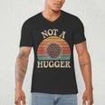 Not A Hugger Retro Sea Urchin Sarcastic Introvert Men's V-Neck T-Shirt