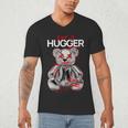 Not A Hugger Teddy Bear Antisocial Introvert Men's V-Neck T-Shirt Not A Hugger Teddy Bear Antisocial Introvert Men's V-Neck T-Shirt