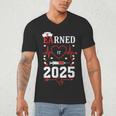 Nurse Earned It 2025 Nurse Graduation RN LPN Class Of 2025 Men's V-Neck T-Shirt
