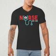 Nurse Est 2018 New Graduation Nursing School T-Shirt Men's V-Neck T-Shirt