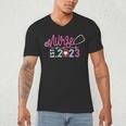 Nurse Graduation RN Nursing School Nurse Established 2023 Men's V-Neck T-Shirt