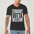 Nurse The Straight Outta NCLEX Graduation RN Gift Tshirt Men's V-Neck T-Shirt