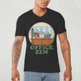 Office Zen Introvert Office Staff Secretary Employee Admin Men's V-Neck T-Shirt